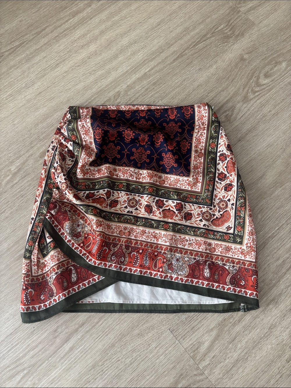 NEW Vici Collection Paisley Bandana Print Mini Skirt